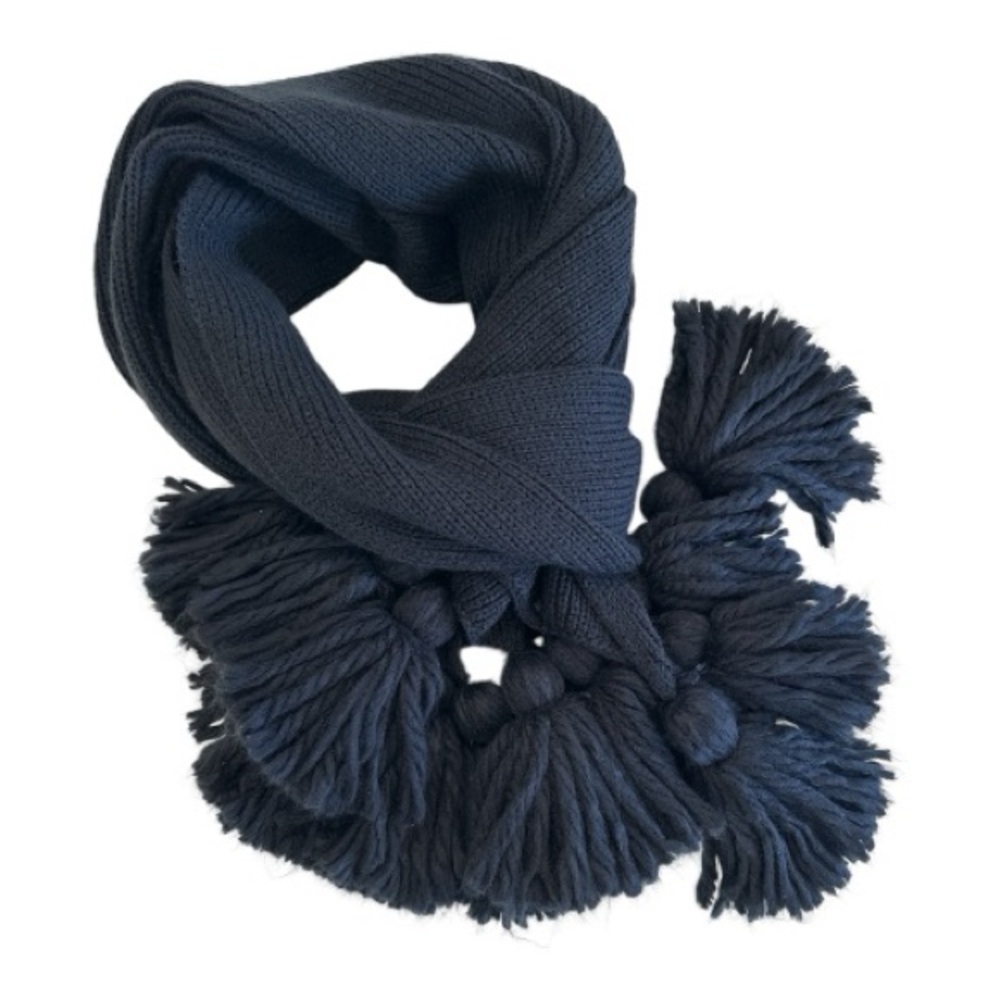 NWOT | Echo New York | Adorable Oversized Navy Tassel Scarf